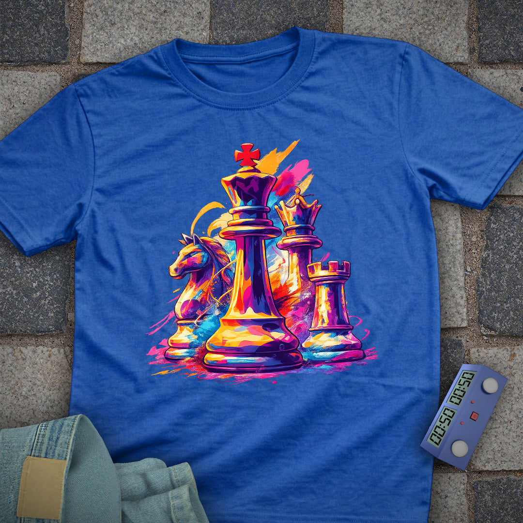 Colorful Chess Art T-Shirt