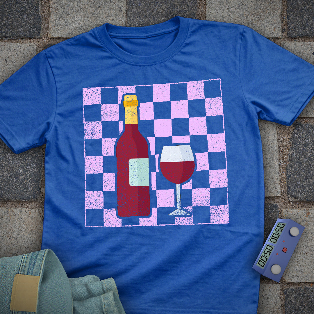 Chess Mom Wine T-Shirt