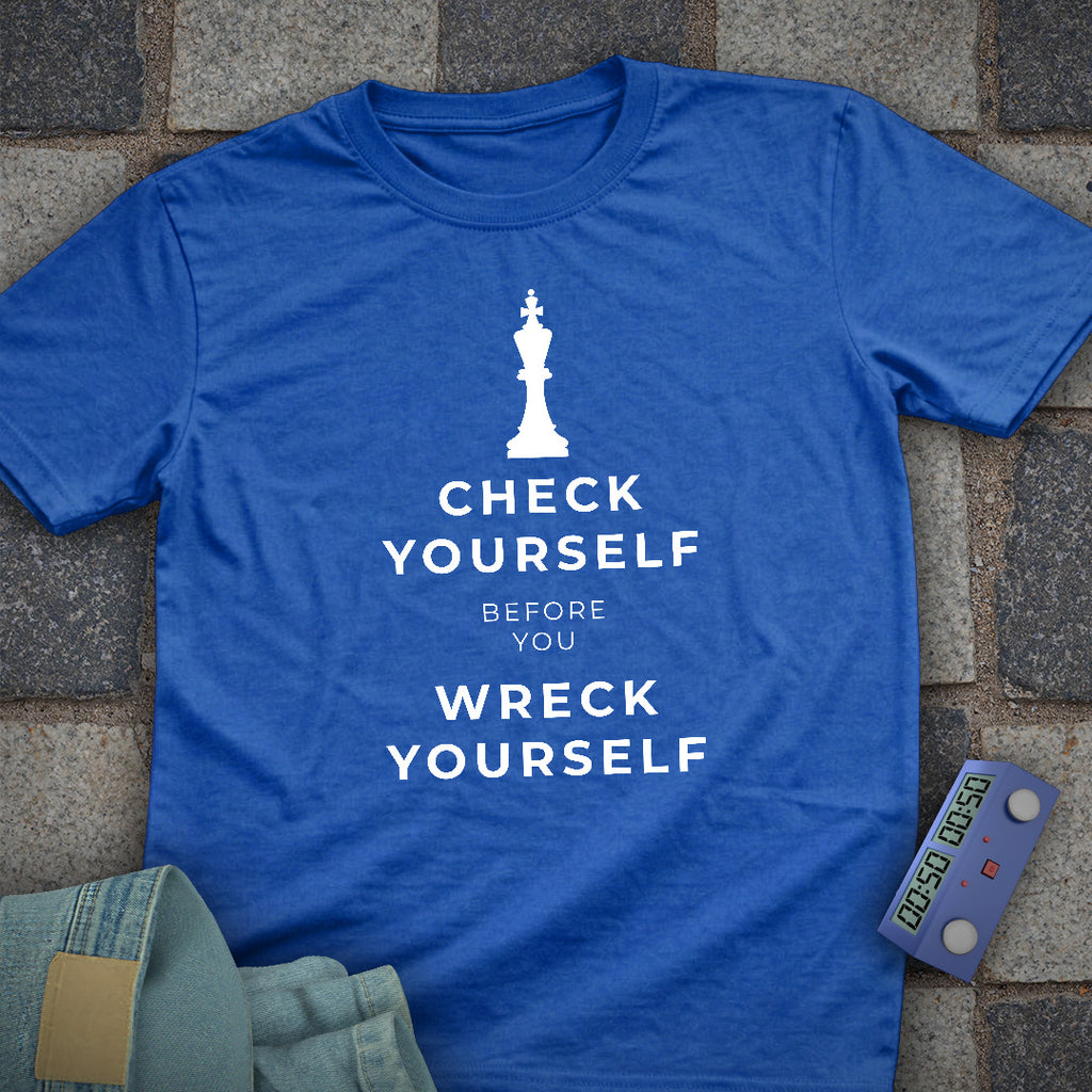 Check Yourself Chess T-Shirt