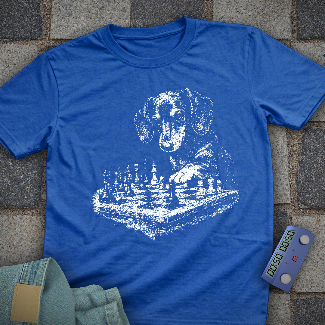 Dog Playing Chess T-Shirt