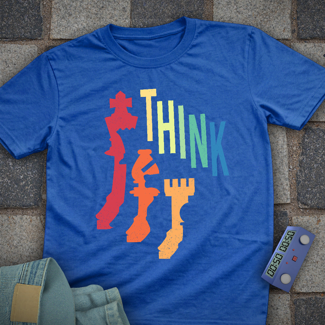 Think Shadow Retro Chess T-Shirt