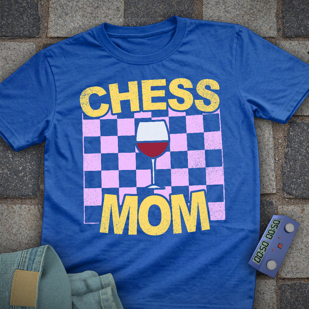 Wine Chess Mom T-Shirt