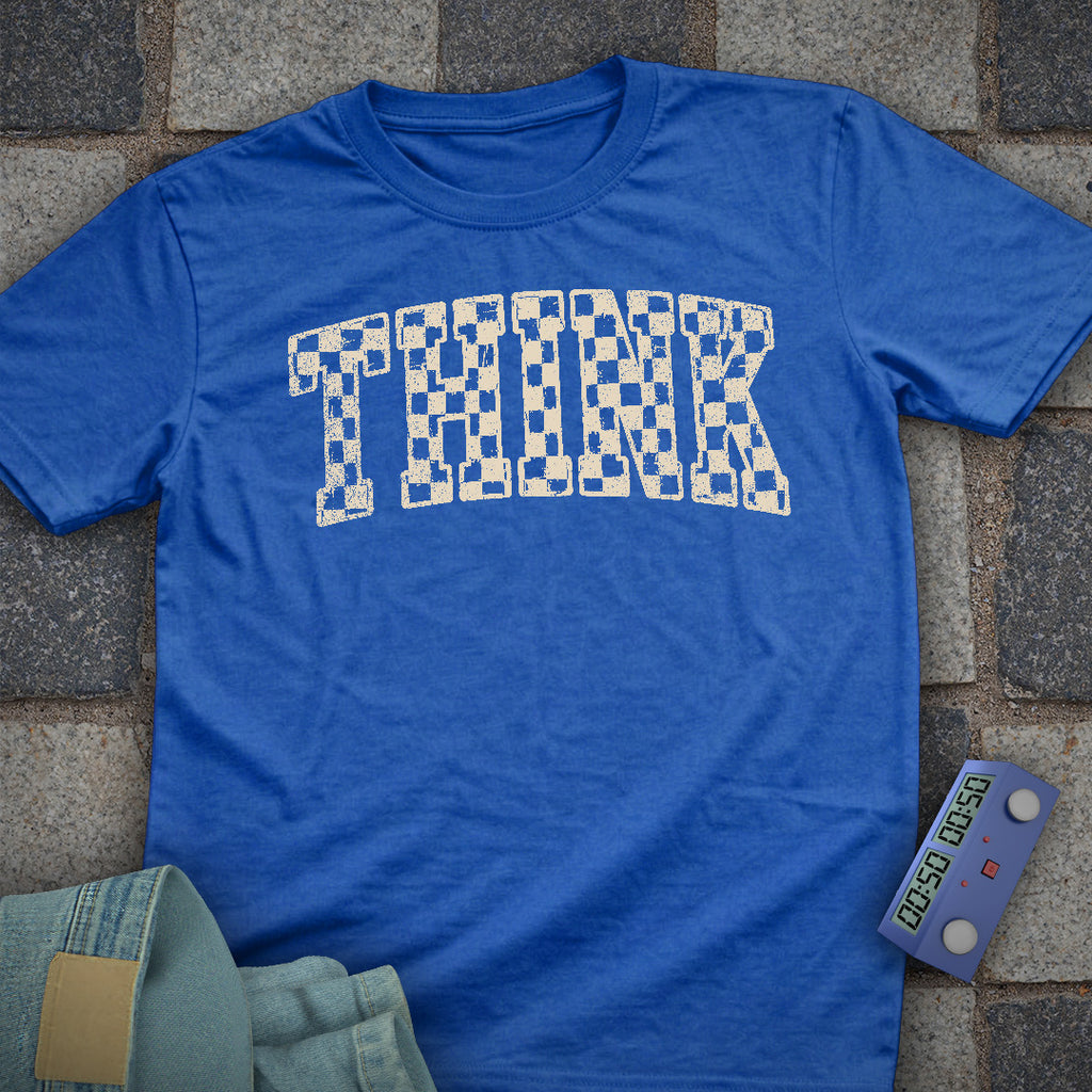 Think Checkered T-Shirt