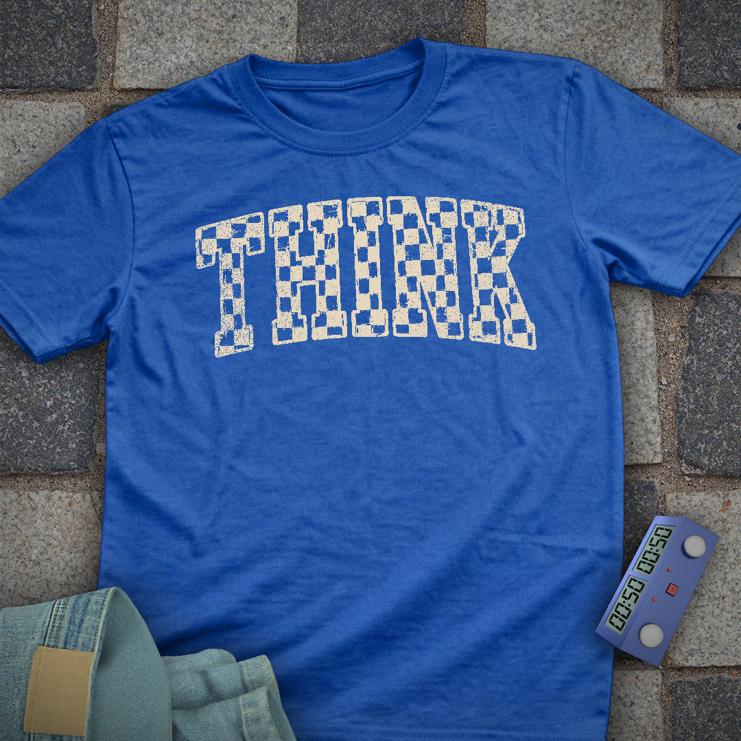 Think Checkered T-Shirt