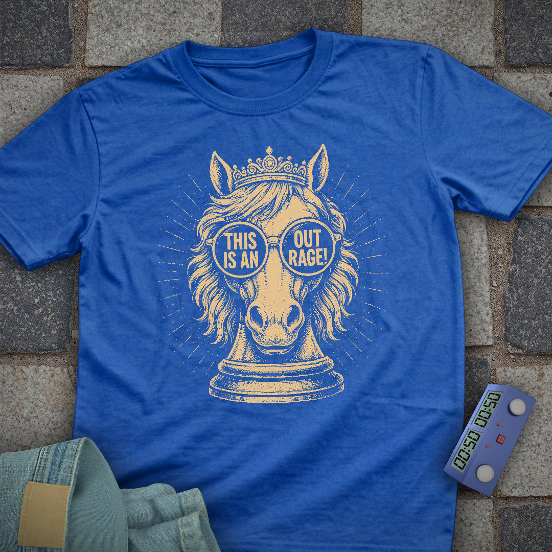 Outrage Knight Chess T-Shirt