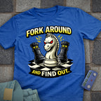 Fork & Find Out Chess T-Shirt
