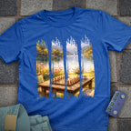 Water Color Paint Strips Chess T-Shirt