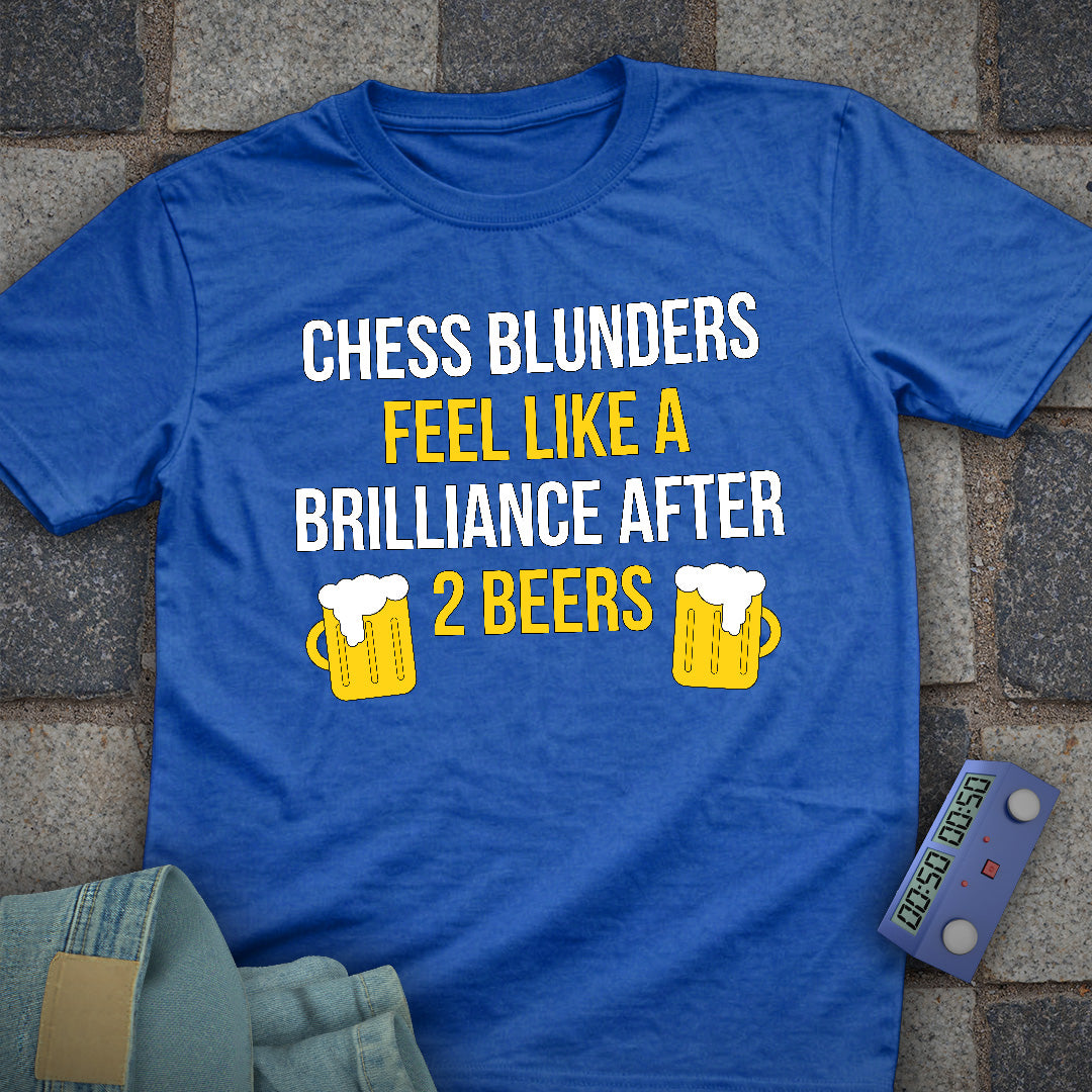 Blunders Beers Chess T-Shirt