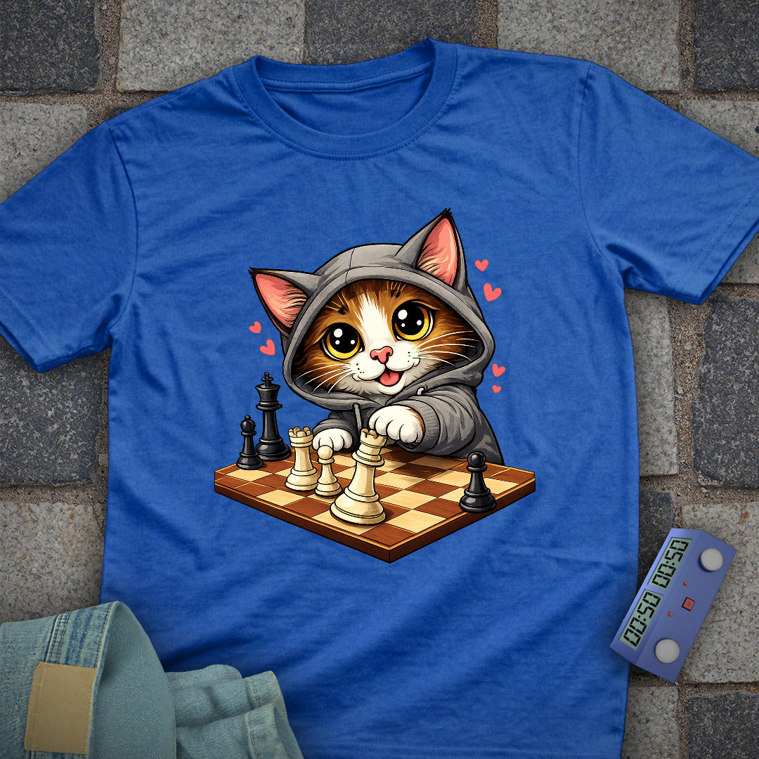 Cat Hoody Chess T-Shirt