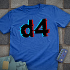 Glitch d4 Chess T-Shirt