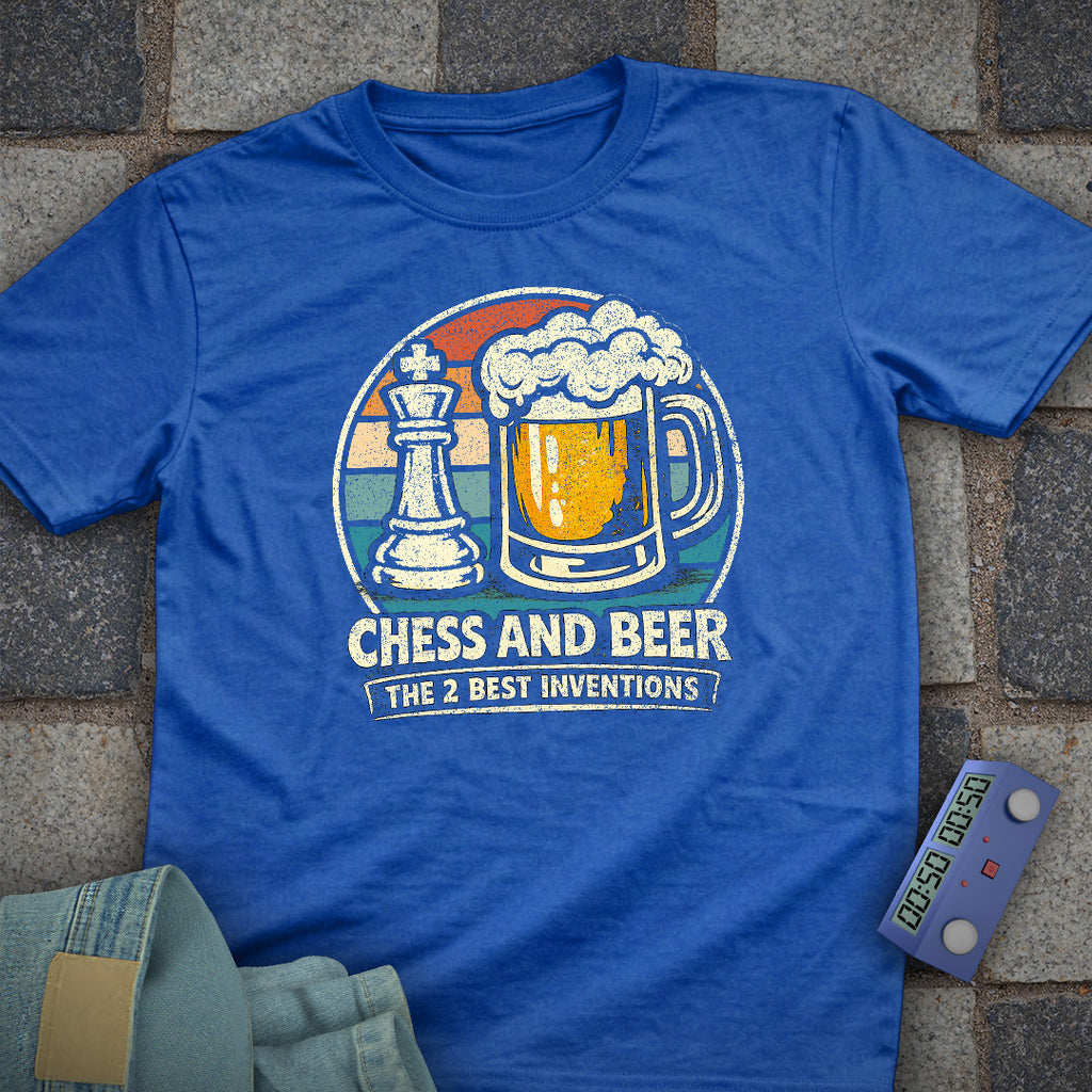 Beer Retro Chess T-Shirt