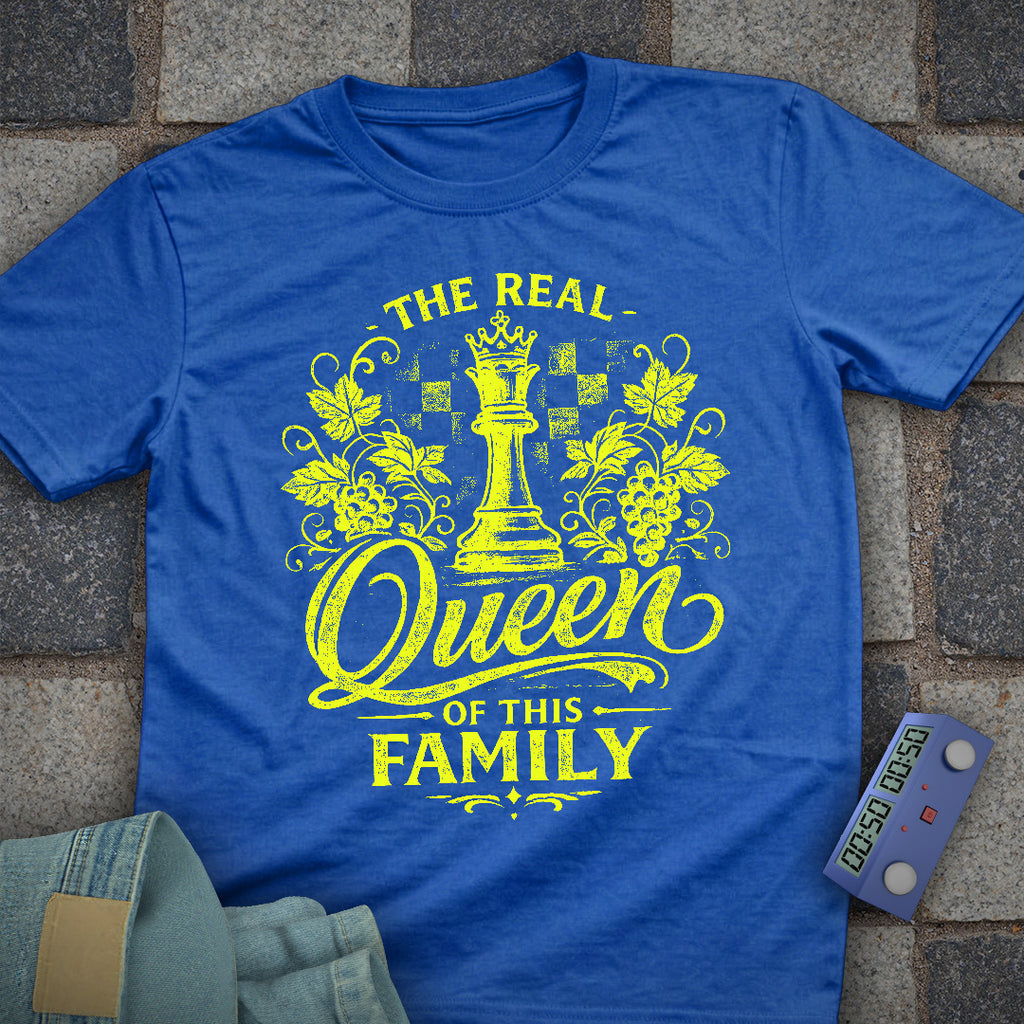 Real Queen Chess Mom T-Shirt