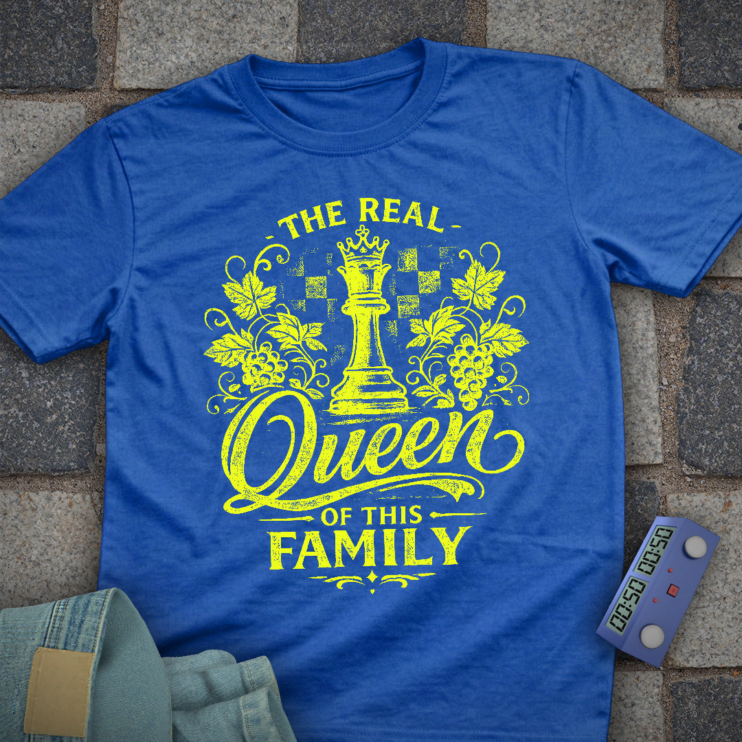 Real Queen Chess Mom T-Shirt