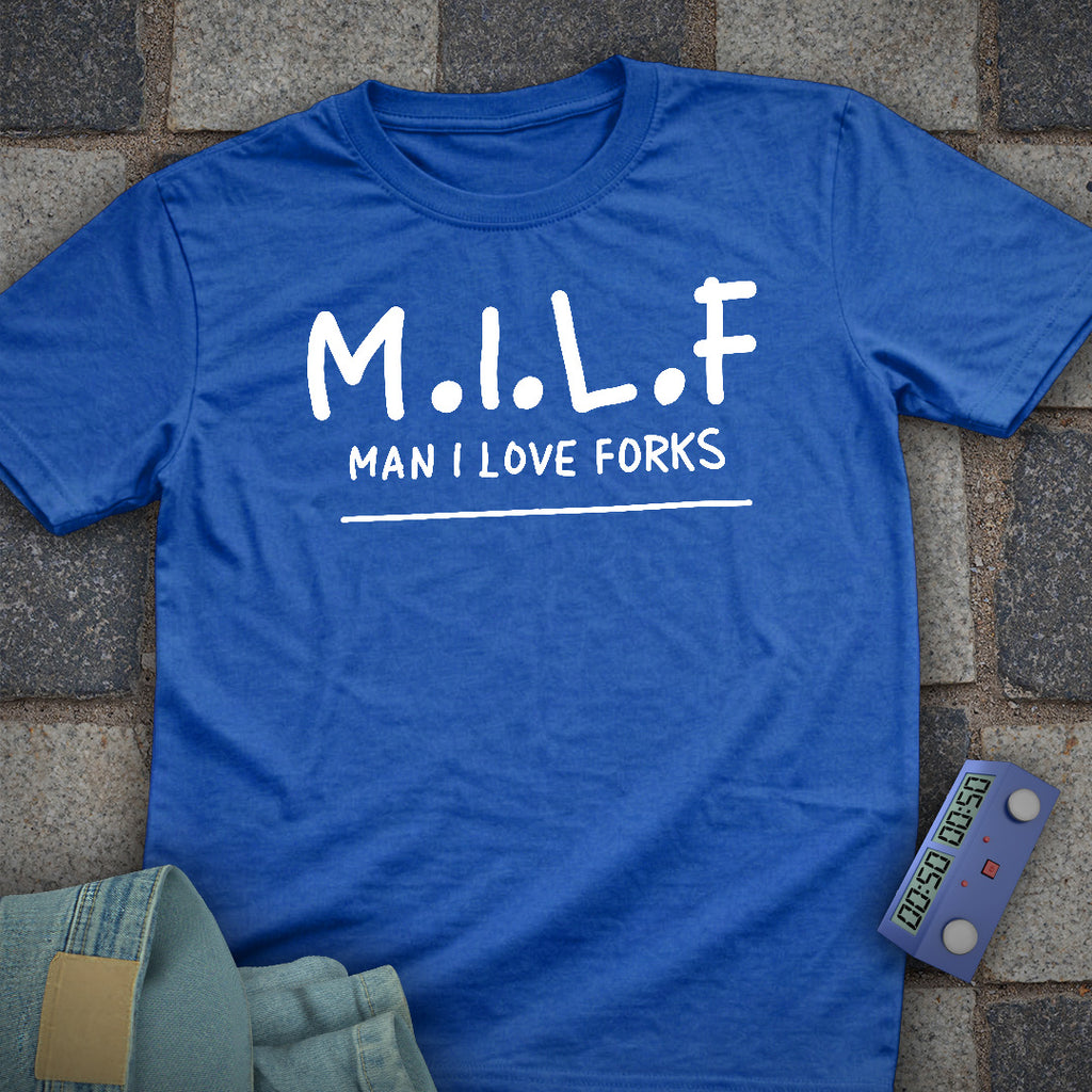 MILF Fork Chess T-Shirt