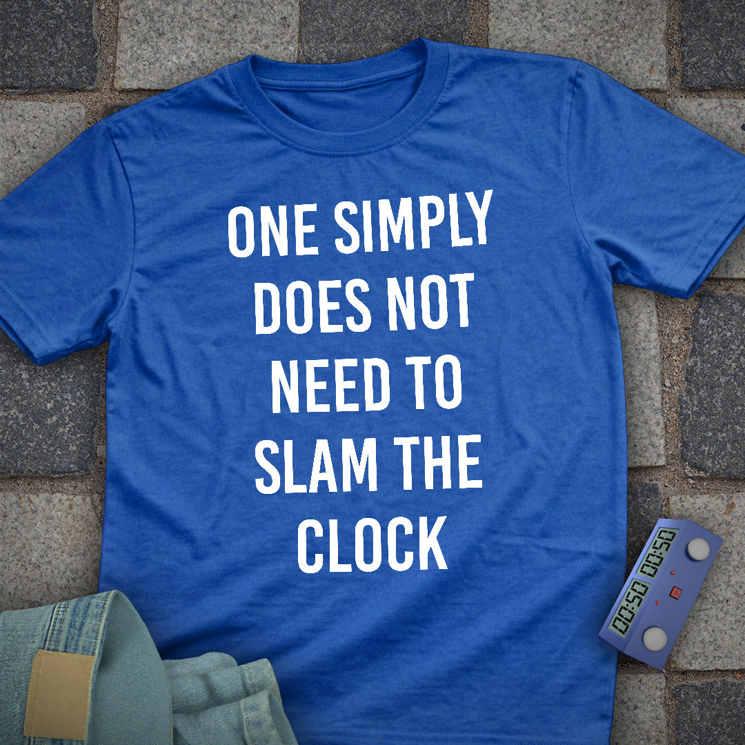 Clock Slam Chess T-Shirt