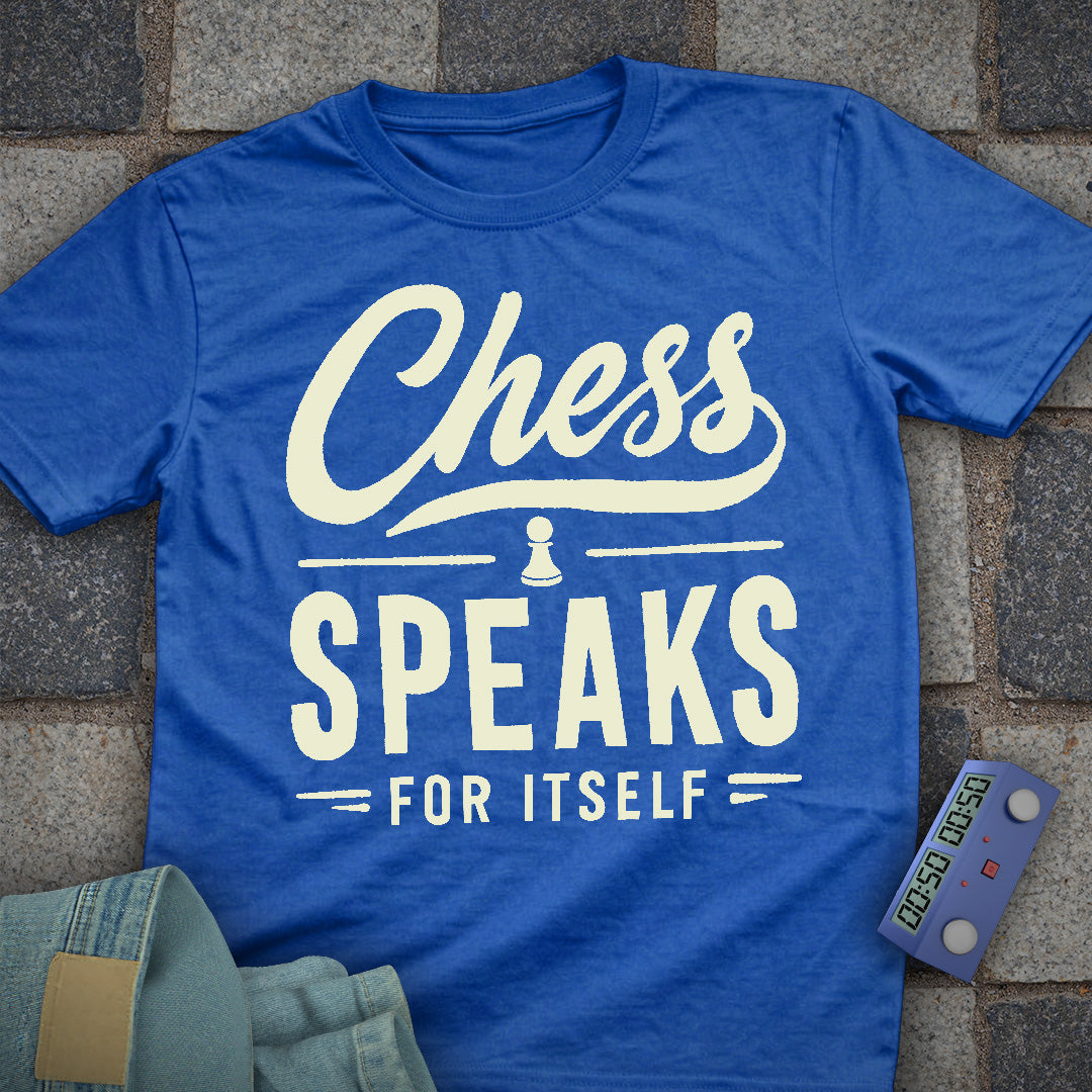Chess Speaks Itself T-Shirt