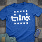 Think Checkered T-Shirt
