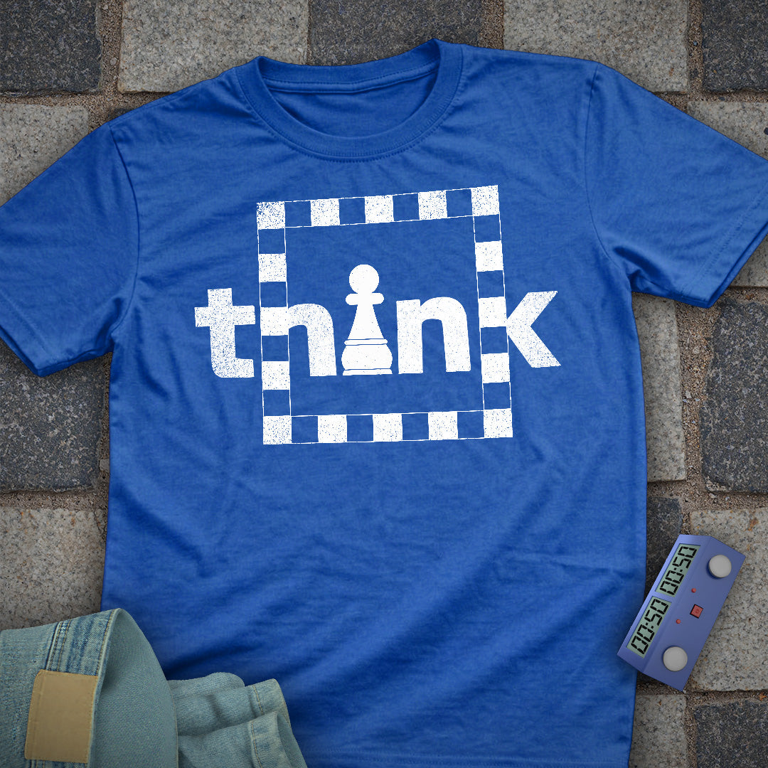 Think Checkered T-Shirt