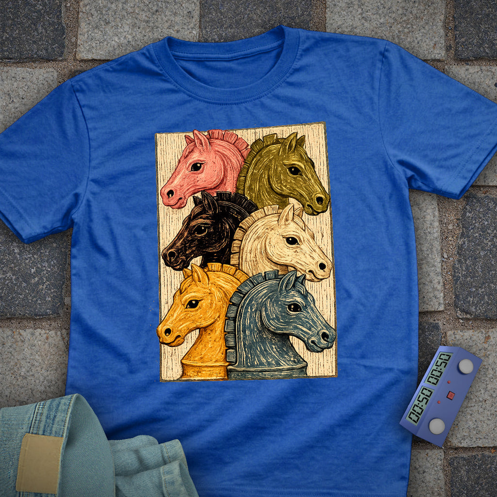 Knight Parade Chess T-Shirt