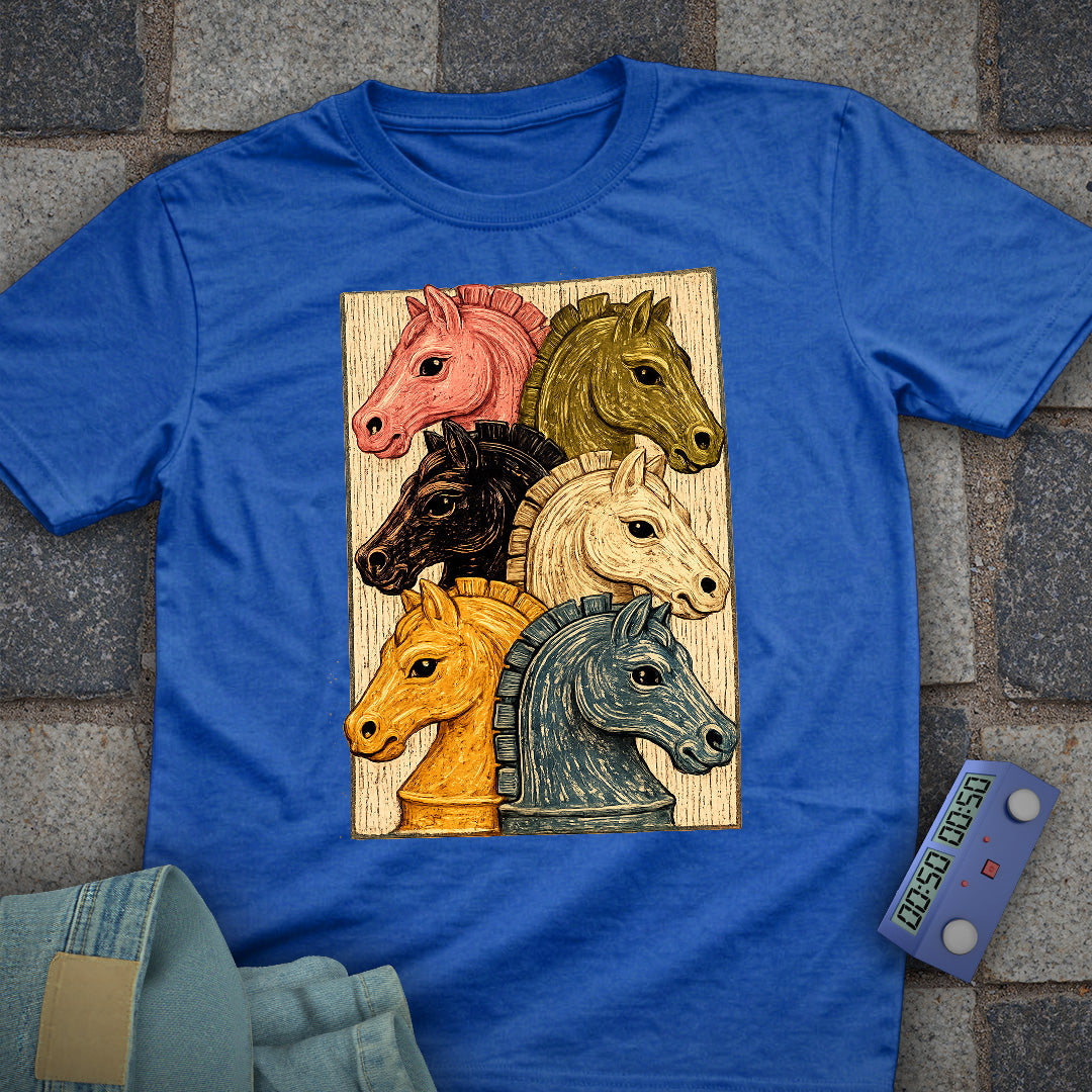 Knight Parade Chess T-Shirt