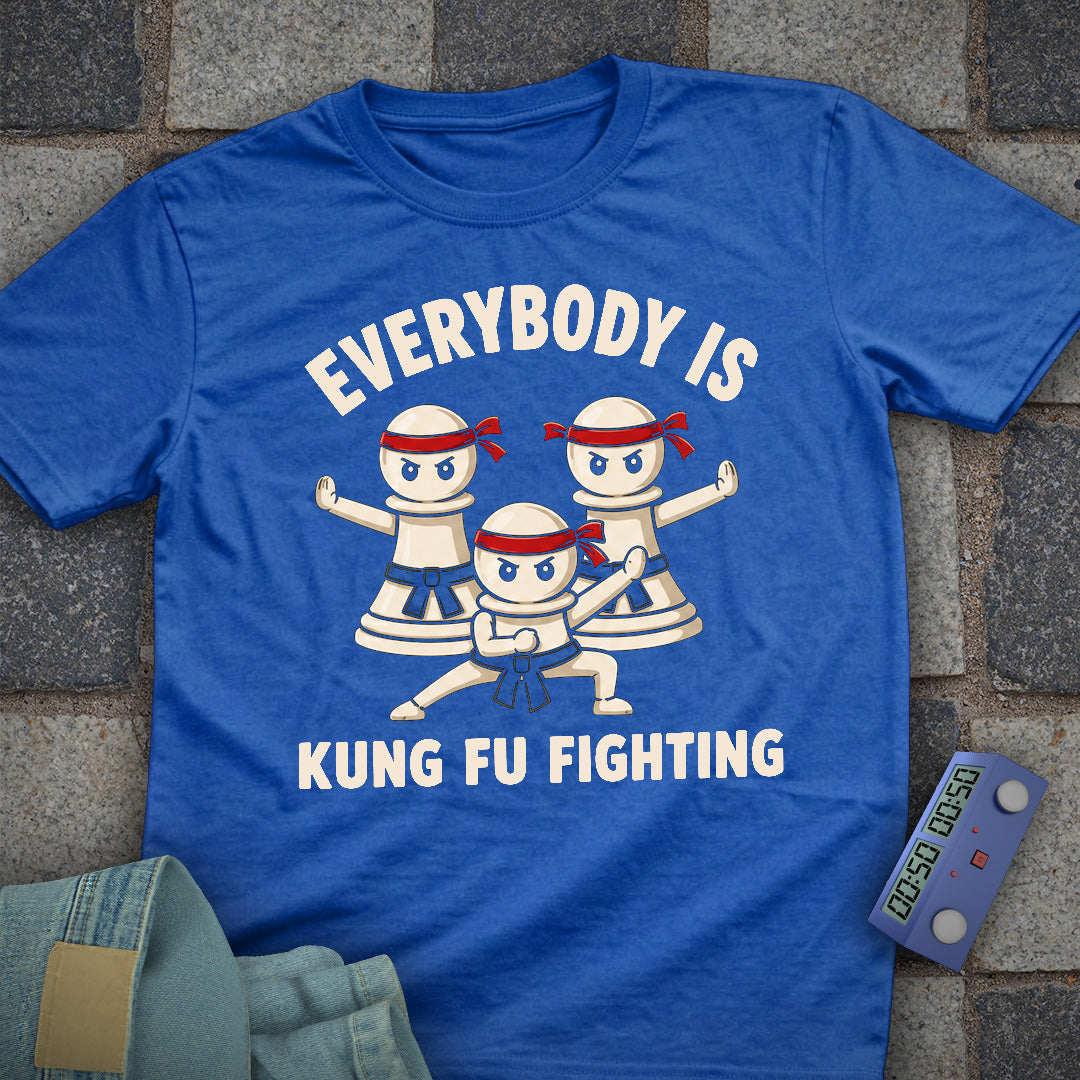 Kung Fu Fighting Chess T-Shirt