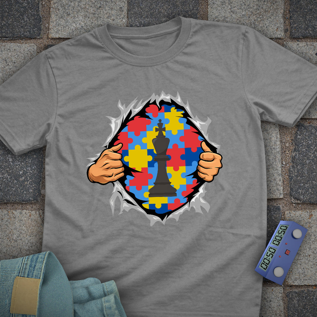 Autism Superhero Chess T-Shirt
