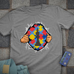 Autism Superhero Chess T-Shirt