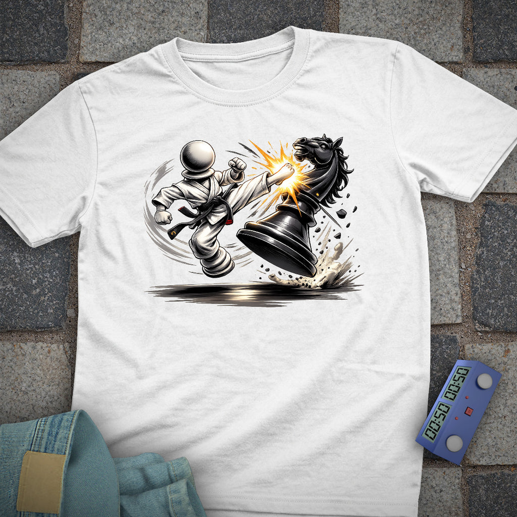 Kick the Knight Chess T-Shirt