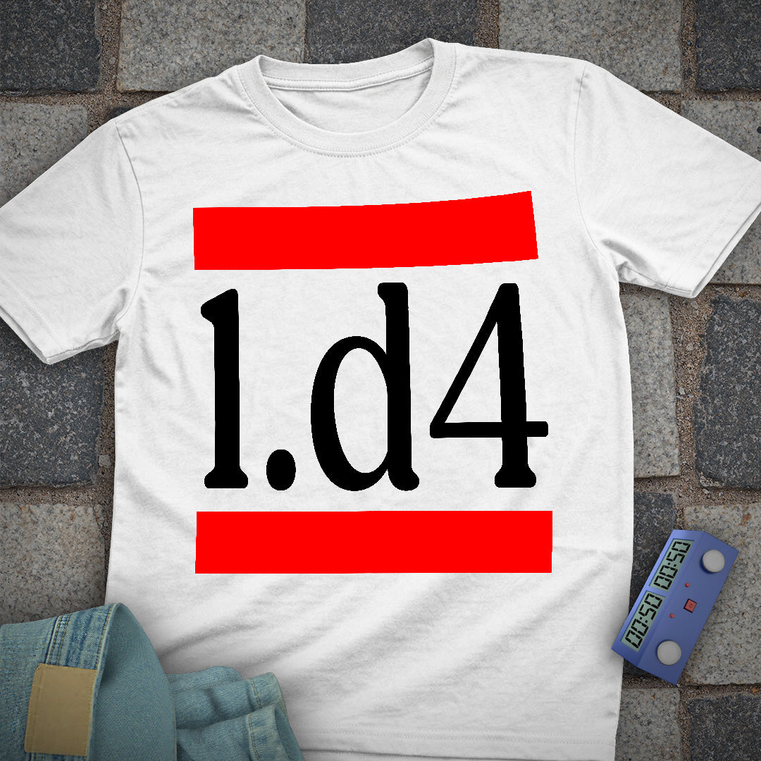1.d4 Chess Loud T-Shirt