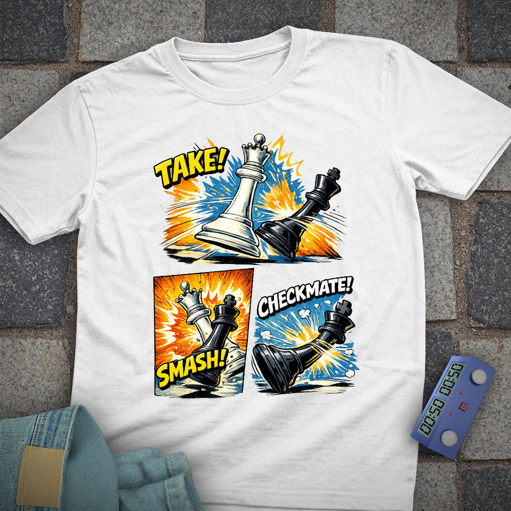 Comic Book Chess T-Shirt