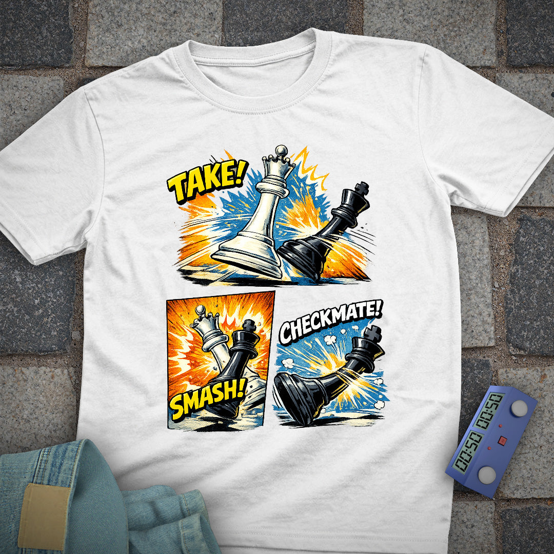 Comic Book Chess T-Shirt
