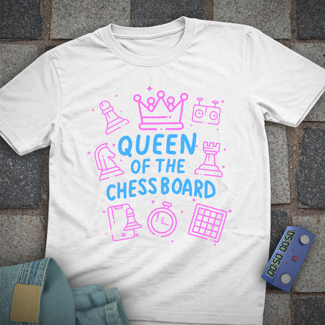 Queen of The Chess Board T-Shirt