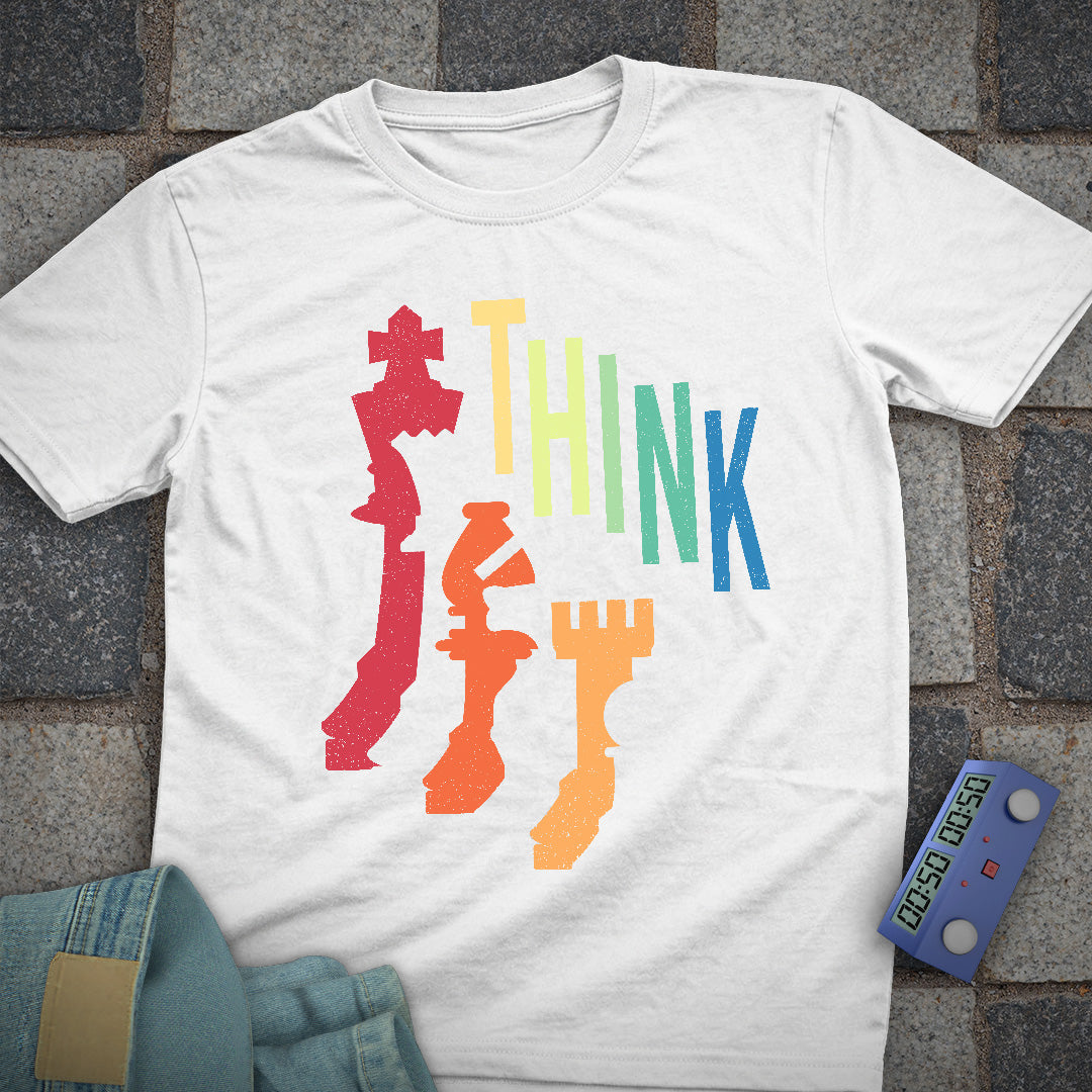 Think Shadow Retro Chess T-Shirt
