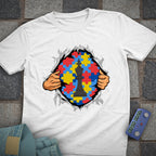 Autism Superhero Chess T-Shirt