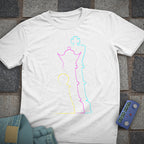Color Shadow Pieces T-Shirt.