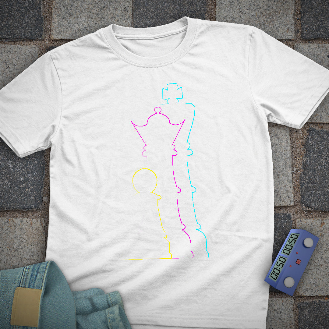 Color Shadow Pieces T-Shirt.