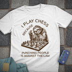 Punching People Chess T-Shirt