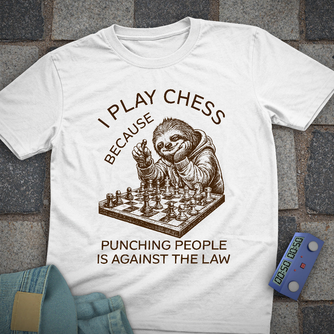 Punching People Chess T-Shirt