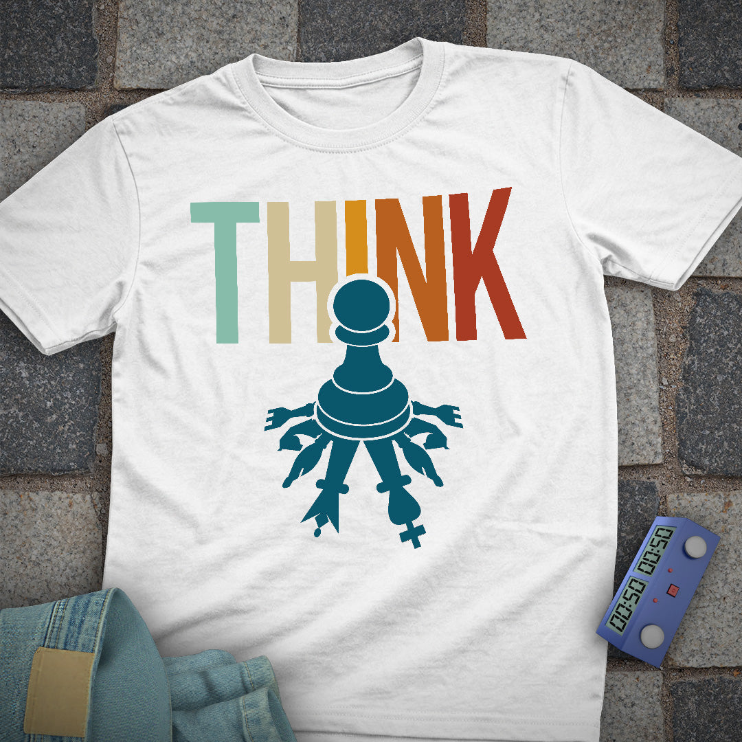 Think Shadow Outdoor Chess T-Shirt