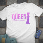 Queen Moves Freely Chess T-Shirt
