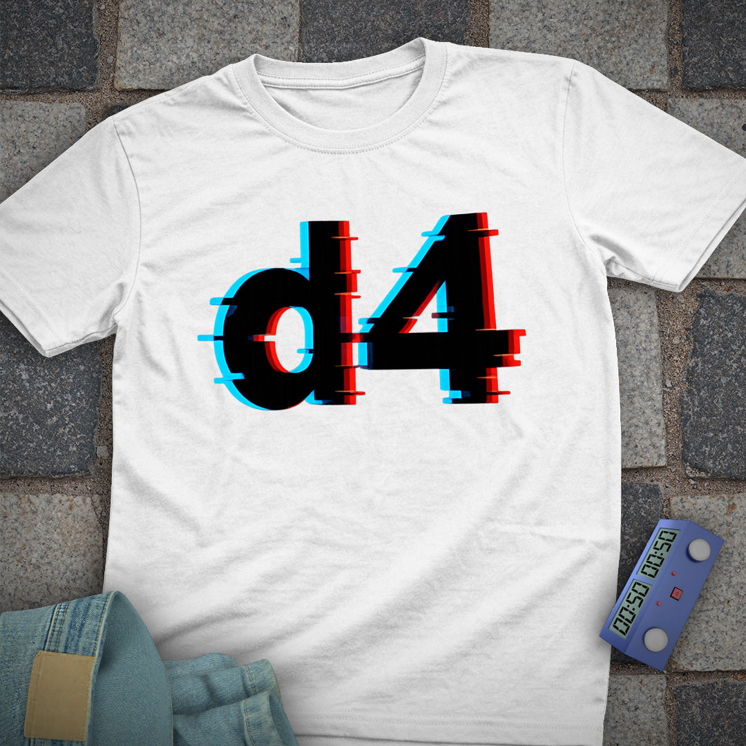 Glitch d4 Chess T-Shirt